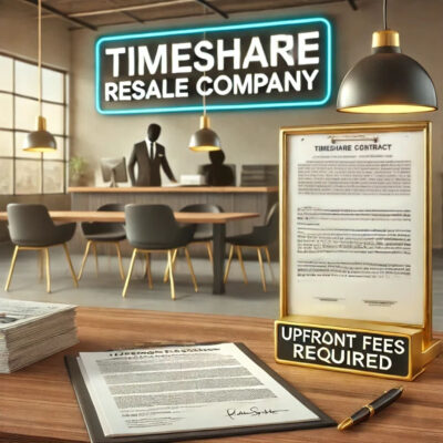 No upfront timeshare fees