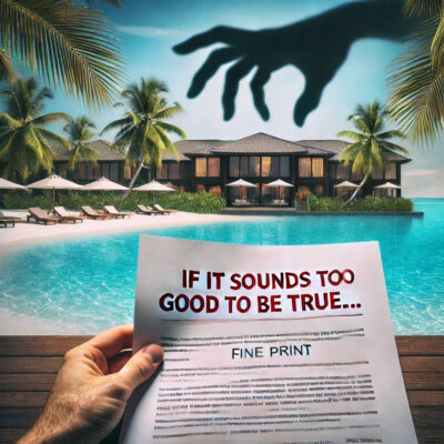 If it sounds too good to be true...