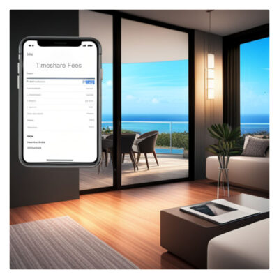 Timeshare maintenance fee statement