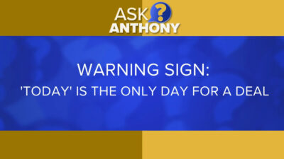 Today Only sale on timeshare 