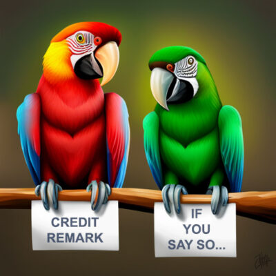 A CRA can not simply parrot a credit remark