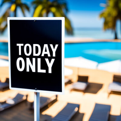 Today only pricing for timeshare