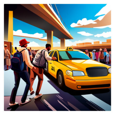 Cab ride to Cancun timeshare resort