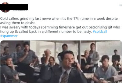 Interactions with Timeshare telemarketing 