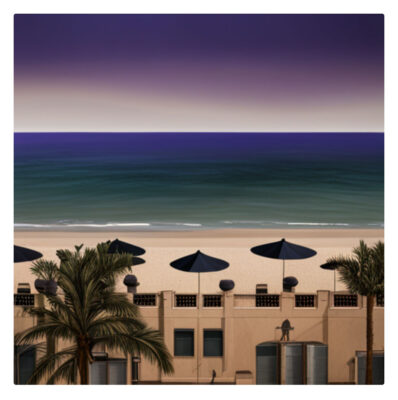 Obstructed beach view