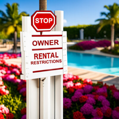 Timeshare rental restrictions