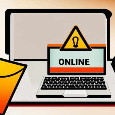 Online warning of scams