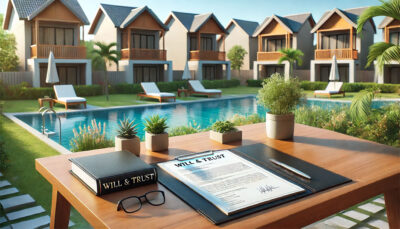 Placing timeshare in a trust