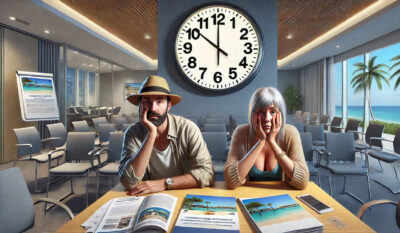 timeshare sales tours often take many hours