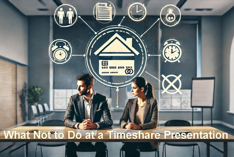 What Not to Do at a Timeshare Presentation