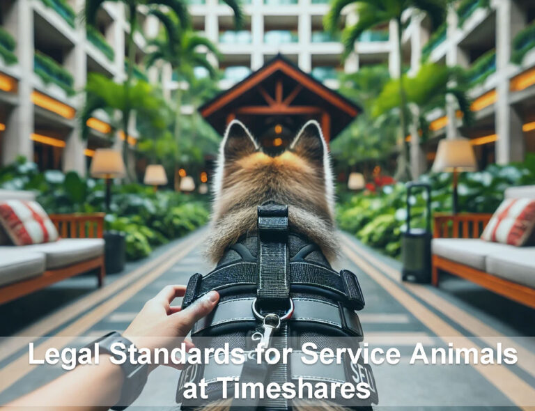 Legal Standards for Service Animals at Timeshares