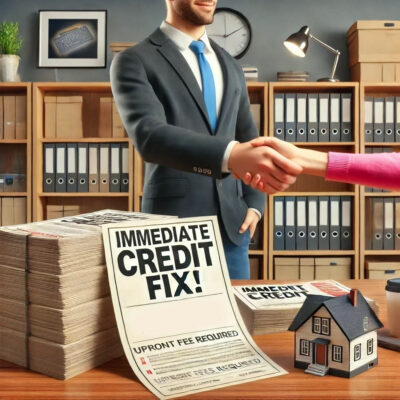 Credit repair scams offer immediate credit fix
