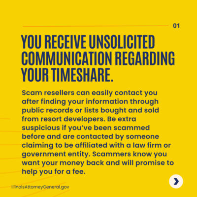 ILAG Twitter post on timeshare 