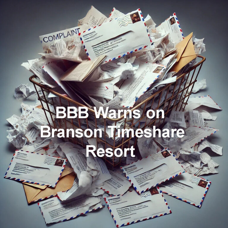 BBB Warns on Branson Timeshare Resort