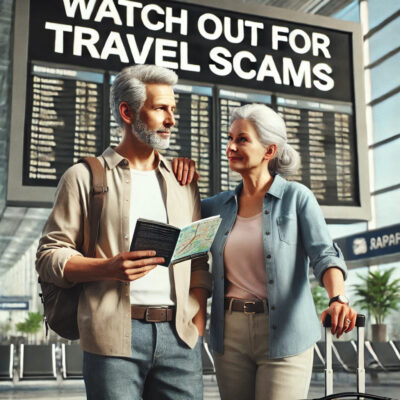 Watch out for travel scams sign