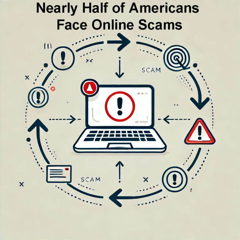 Nearly Half of Americans Face Online Scams