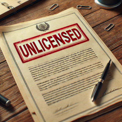 Unlicensed timeshare sellers