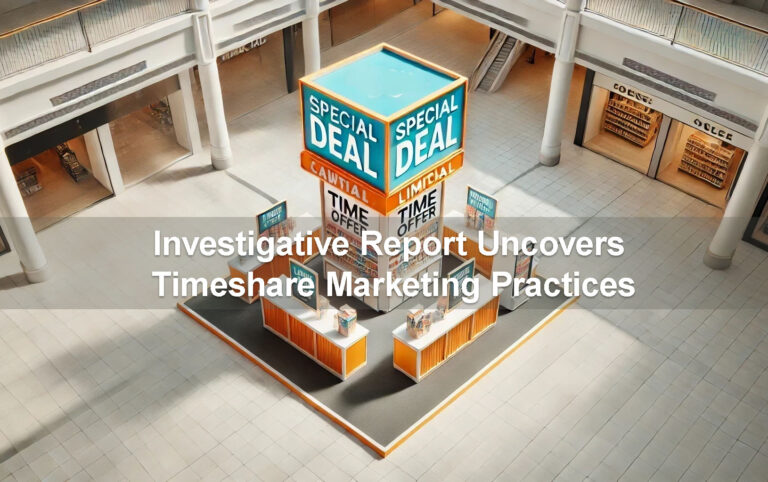 Investigative Report Uncovers Timeshare Marketing Practices
