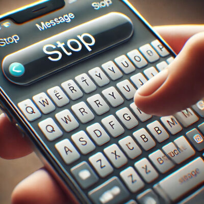 Stop message on text