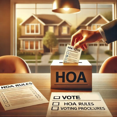 Timeshare HOA vote