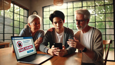 social media scams on young adults