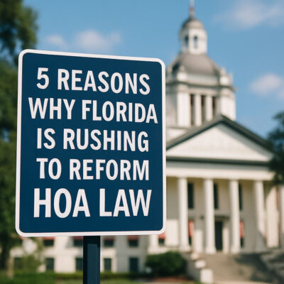 Sign of HOA Law reform