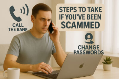 Steps to take if you've been scammed
