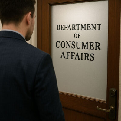 consumer affairs door