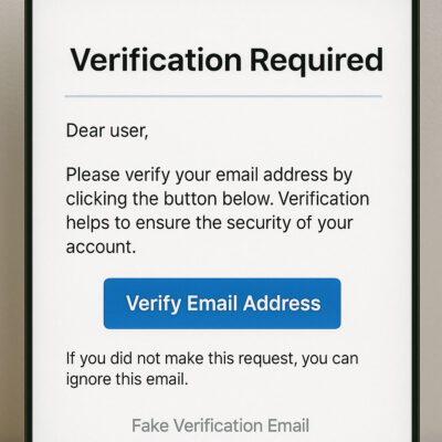 Fake email verification