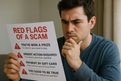 recognizing the Red Flags of a Scam