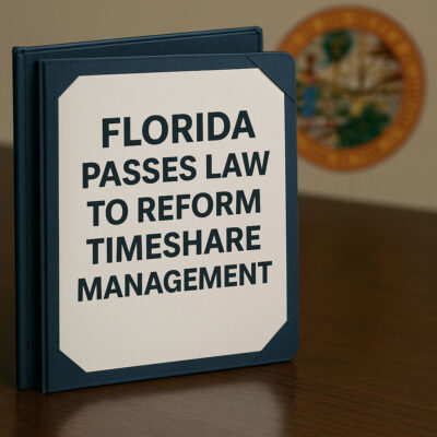 Timeshare management reform law