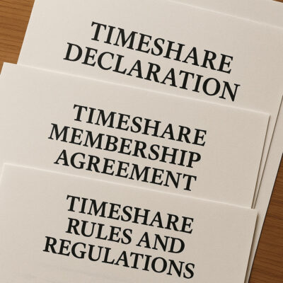 timeshare documents