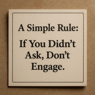 Rule on unsolicited contact