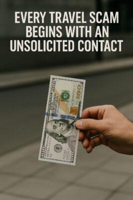 How travel scams begin
