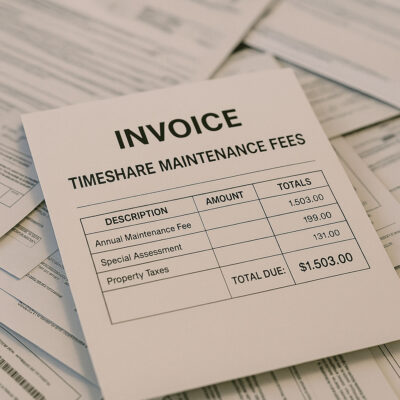 Timeshare invoice