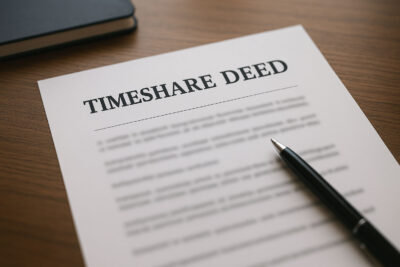 A timeshare deed 