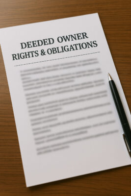 Deeded timeshare rights