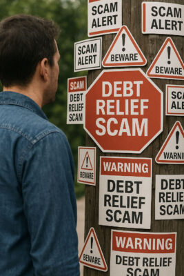 Signs of a debt relief scam