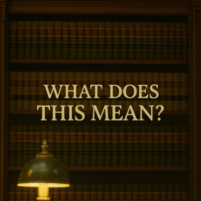 What does this mean?