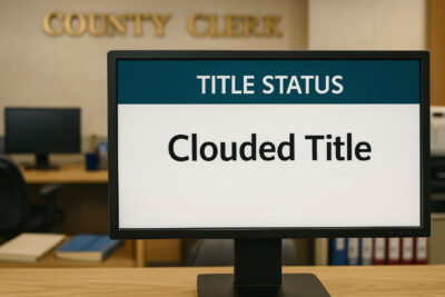 clearing clouded title on timeshare 