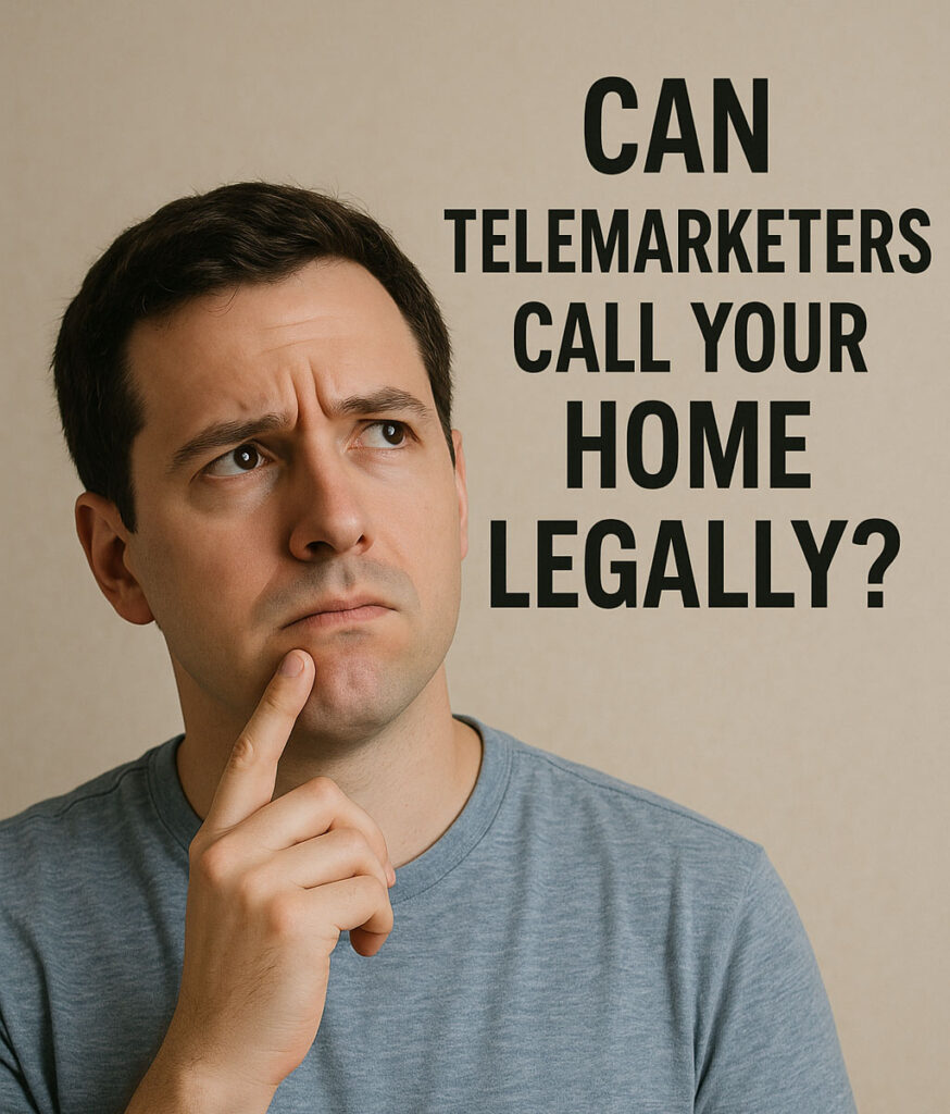 Can telemarketers call your home legally?
