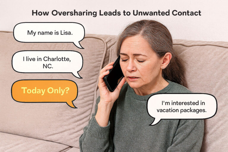 How Oversharing Leads to Unwanted Contact