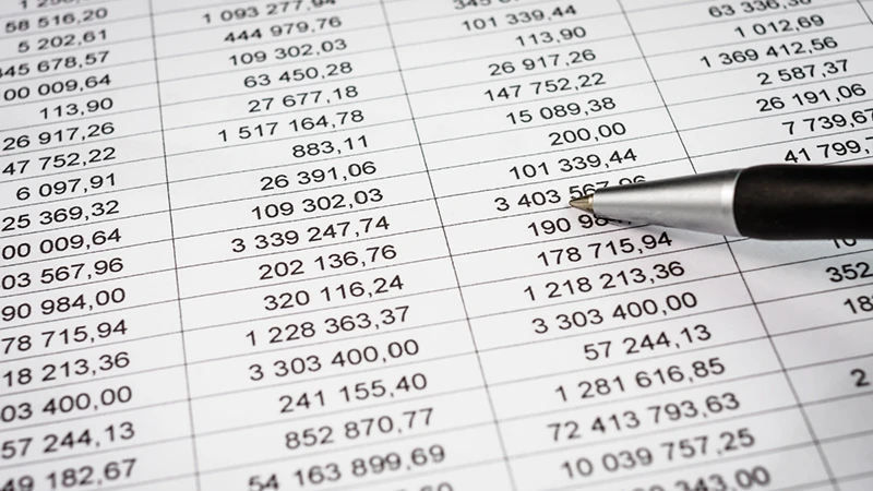scanning data values on list
